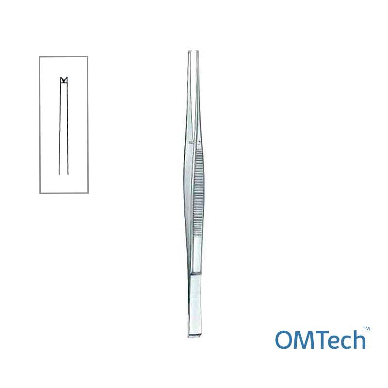Пінцет хірургічний за Taylor (Тейлор), прямий, довжина 17 см INSIDEMED